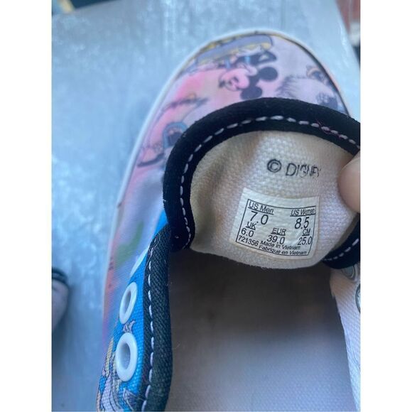 Vans Women’s Shoe Disney Mickey Mouse Minnie Goofy Hawaiian Aloha Sz 8.5 US - Picture 3 of 10